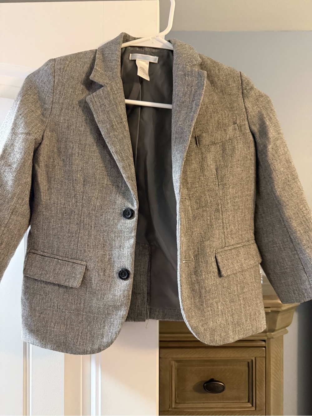 Janie and Jack Boys' Gray Tailored Blazer